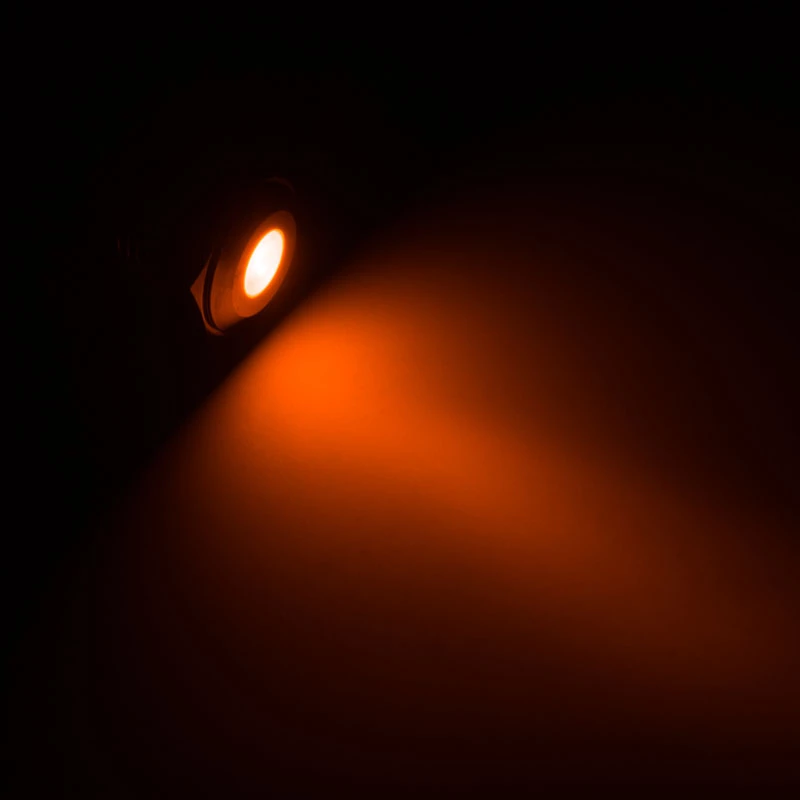 Lamptron LED antivandalo, arancione, attacco nero