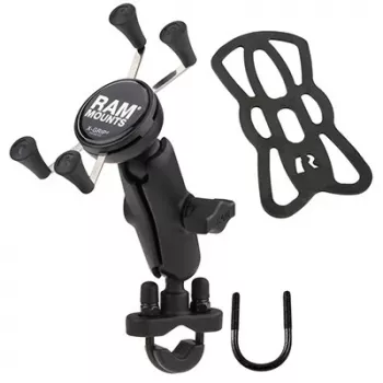 Supporto per cellulare RAM Mounts X-Grip con base a U-bullone per manubrio