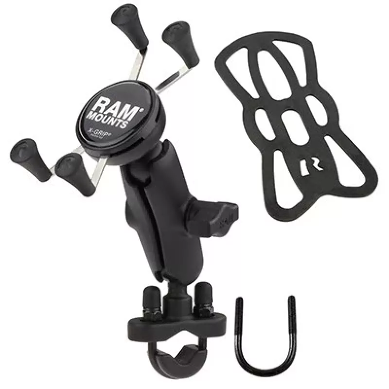 Supporto per cellulare RAM Mounts X-Grip con base a U-bullone per manubrio