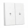 gira Copertura a bilanciere 2 moduli con freccia System 55 bianco puro (modello 329403)