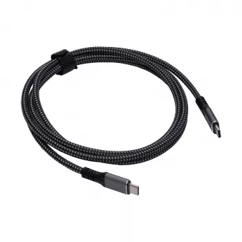 Cavo Akyga AK-USB-34 da USB-C a USB-C Thunderbolt 3, 40 Gbit/s, 100 W, 1,5 m, nero
