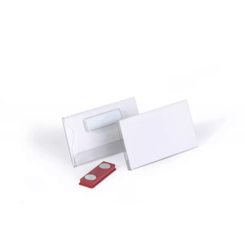 Durable targhetta portanome magnetica 40 x 75 mm