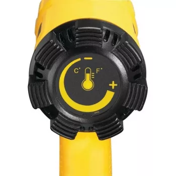 Pistola ad aria calda DeWalt D26411 — 1800 W, impugnatura a pistola, max 600 °C, flusso d'aria 450 l/min, giallo