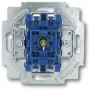 Busch-Jaeger 2020 USGL 1P blu metallic — interruttore unipolare, 250 V, 10 A, 71×71×25 mm