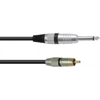Cavo adattatore OMNITRONIC RCA/jack 0,9 m nero (30225118)