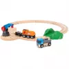 Brio World Set di partenza treno merci con gru