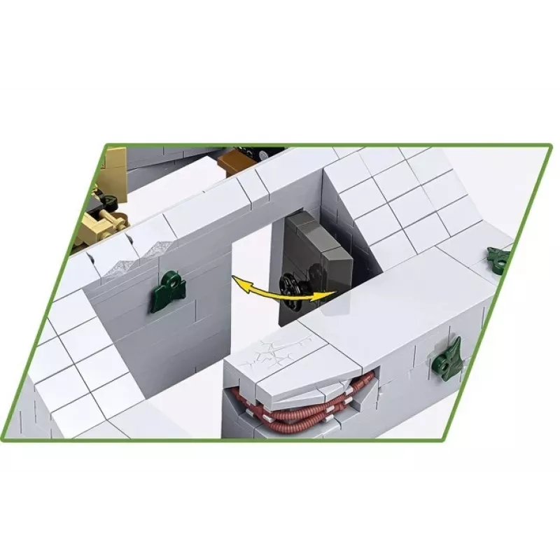 Set da costruzione Cobi Deutscher Bunker Regelbau 667/642 Modello COBI-3136 – set di mattoncini dettagliato