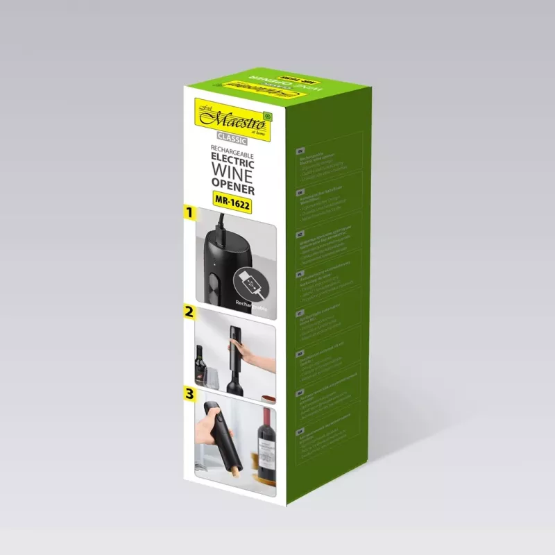 Cavatappi elettrico USB MAESTRO MR-1622