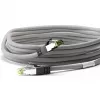 Cavo patch Goobay CAT 8.1, S/FTP (PiMF), grigio, 0,5 m - LSZH senza alogeni, rame AWG 24 (55135)