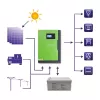 Inverter off-grid Qoltec 53887 inverter solare 10 kVA litio polimero nero