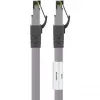 Cavo patch Goobay CAT 8.1, S/FTP (PiMF), grigio, 0,5 m - LSZH senza alogeni, rame AWG 24 (55135)