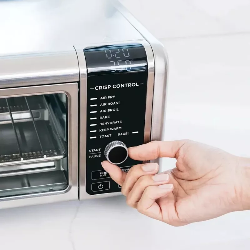 Ninja SP101 singolo 10 L autonomo 2400 W friggitrice ad aria nero, acciaio inox