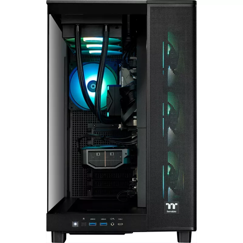 FTW A-Line LCS 5070Ti D5, PC da gaming nero/trasparente, Windows 11 Home