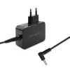 Qoltec 51033 alimentatore per ultrabook HP, 45 W, 19,5 V, 2,31 A, 4,5x3,0 mm + pin, per interni, nero