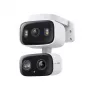 Telecamera di sicurezza IP TP-LINK Tapo C246D — 3MP (2304×1296), 2,8 mm, campo visivo 107,8°, doppio obiettivo PTZ, IP65, Wi-Fi/Gigabit, microSD fino a 512 GB