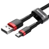 Cavo Micro-USB Baseus Cafule 1,5A 2 m (rosso e nero)