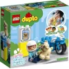 Set moto giocattolo LEGO Duplo Polizia 10967 con ruote mobili e figura di poliziotto