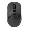 Mouse ottico wireless A4Tech FM12S nero — 1200 dpi, ricevitore RF nano, 3 tasti, batteria AA
