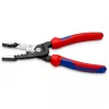 Knipex 13 72 200 ME pinza spellafili nero, blu, rosso, acciaio inox
