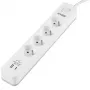 Ciabatta con protezione da sovratensione PROTECT 4PL 1A1C USB T/LZ12-PRO015/1000