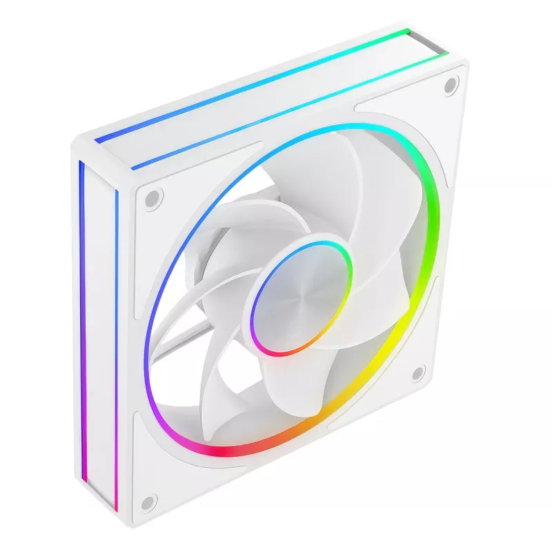 Ventola per case MODECOM VOLCANO LOOP 120 ARGB Reverse Fan bianco 120 mm, PWM, 400–1400 RPM