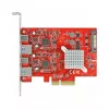 Scheda di espansione DeLOCK PCI Express x4 su USB 10 Gbit/s 2x Type-A 2x Type-C