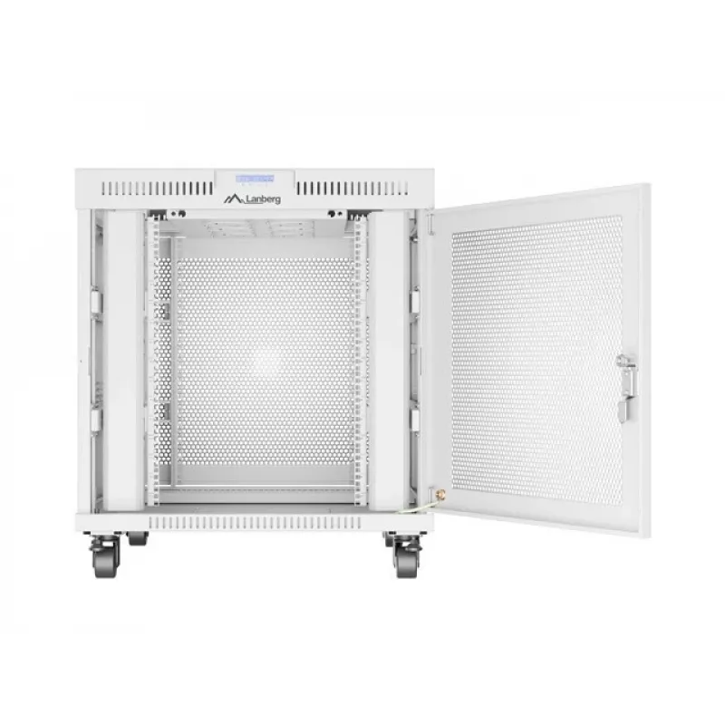 Armadio rack LANBERG FF01-8015-23SL 19 pollici 15 HE, grigio, porta anteriore perforata