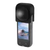 Protezione obiettivo in silicone PULUZ per Insta360 X4 / X5 (nero)