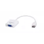 Savio CL-27B adattatore cavo video 0,1 m HDMI Type-A (standard) VGA (D-Sub) bianco