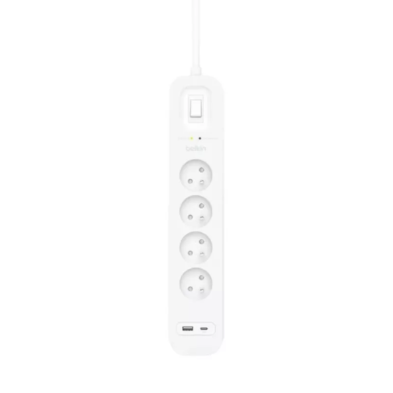 Protezione da sovratensione Belkin SRB001CA2M 4 prese AC 900 J bianco 2 m