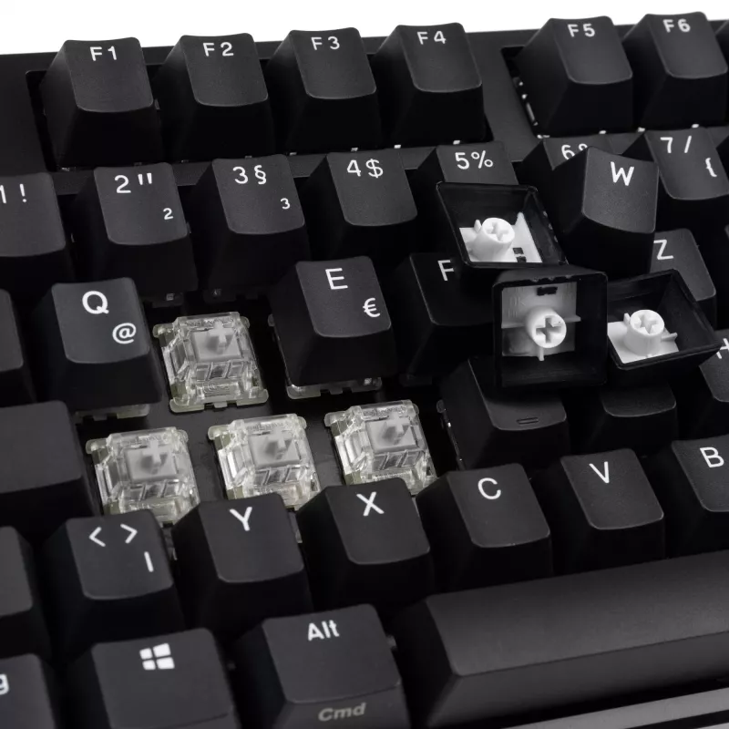 Tastiera Ducky Origin Phantom nero universale USB QWERTZ tedesco