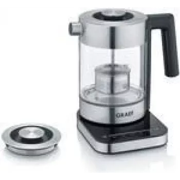 Graef WK 350 bollitore trasparente/acciaio inox