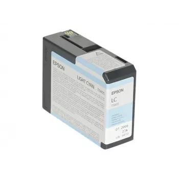 Epson confezione singola ciano chiaro T580500, ciano chiaro, inchiostro pigmentato, 80 ml, 1 pezzo, confezione singola