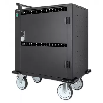 Carrello di ricarica Manhattan 32 posti via USB-C per iPad fino a 13