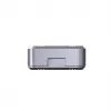 Case per SSD Unitek S1242AGY01-EU USB4 40 Gbit/s, M.2 NVMe, fino a 8 TB, alluminio/plastica, raffreddamento attivo