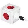 Allocacoc 2304/FREXPC ciabatta 3 m 5 prese AC per interni rosso, bianco