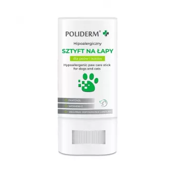 Balsamo per zampe JM Sante POLIDERM ipoallergenico 14,5 g — protezione delle zampe per cani e gatti