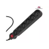 Prolunga Maclean MCE188 5m 6 prese uso interno nero