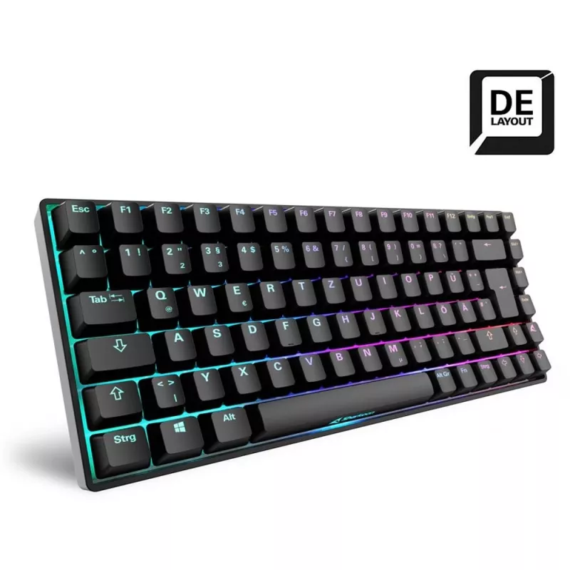 Sharkoon SKILLER SGK50 S3 tastiera da gaming USB QWERTZ tedesco nero