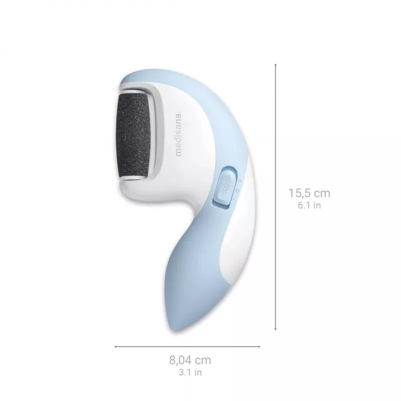 Levigatrice elettrica per unghie Medisana CR 870 – 3 accessori, blu/bianco