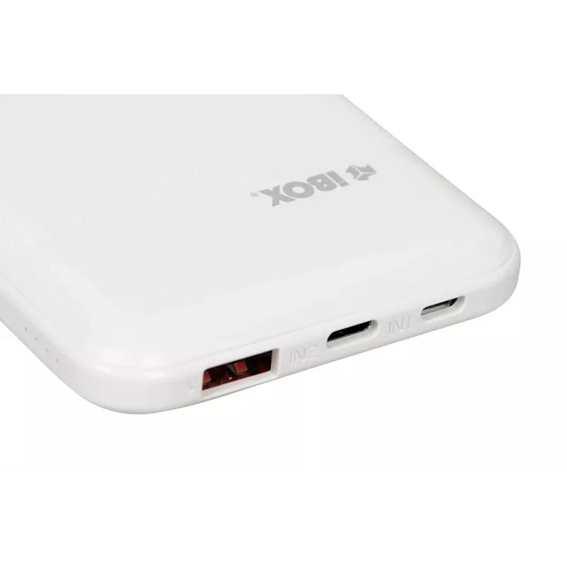 Powerbank portatile IBOX IPB10 10000 mAh, Li-Ion, Quick Charge 3.0, uscite USB-C e USB-A, 20W PD