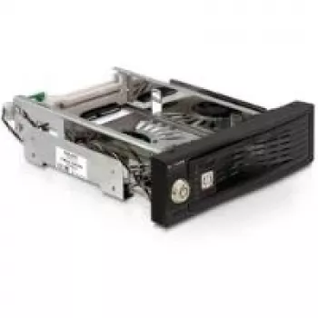 DeLOCK 5,25 Case mobile estraibile per HDD SATA 3,5 - Rack di archiviazione mobile - 8,9 cm (3.5) (47199)