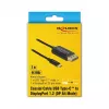 Adattatore per cavo video DeLOCK 84904 USB Type-C su HDMI 1 m nero