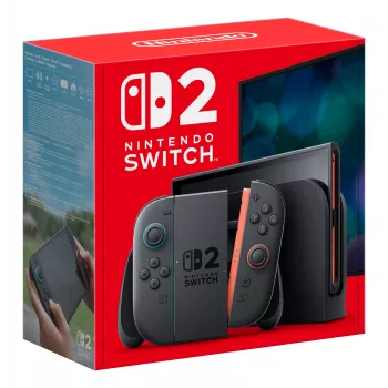 Nintendo Switch 2, Nintendo Switch 2, nero, analogico / digitale, D-Pad, tasto Home, tasto Menu, tasto di accensione, pulsanti, LCD