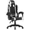 Sedia gaming CANYON Core SGCH2 — nero/bianco, design ergonomico, regolabile in altezza