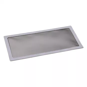 Filtro antipolvere DEMCiflex 0305 — 120×250 mm, nero/grigio
