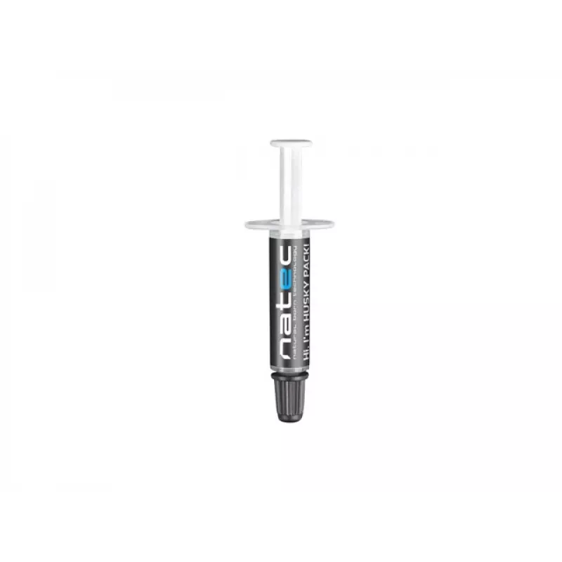 Pasta termoconduttiva NATEC Husky Pack NPT-1581, conduttività termica 4,63 W/m·K, grigio, -30–280 °C, 10 pezzi