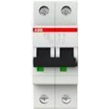 Interruttore automatico magnetotermico 6kA 10A C 2p S202-C10 (2CDS252001R0104)