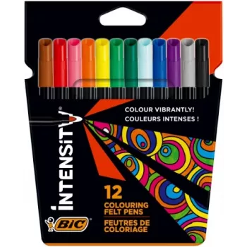 Confezione di pennarelli BIC Intensity Up con 12 pezzi 978004