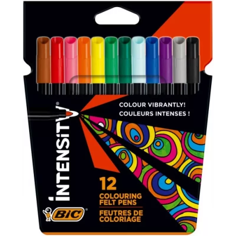 Confezione di pennarelli BIC Intensity Up con 12 pezzi 978004